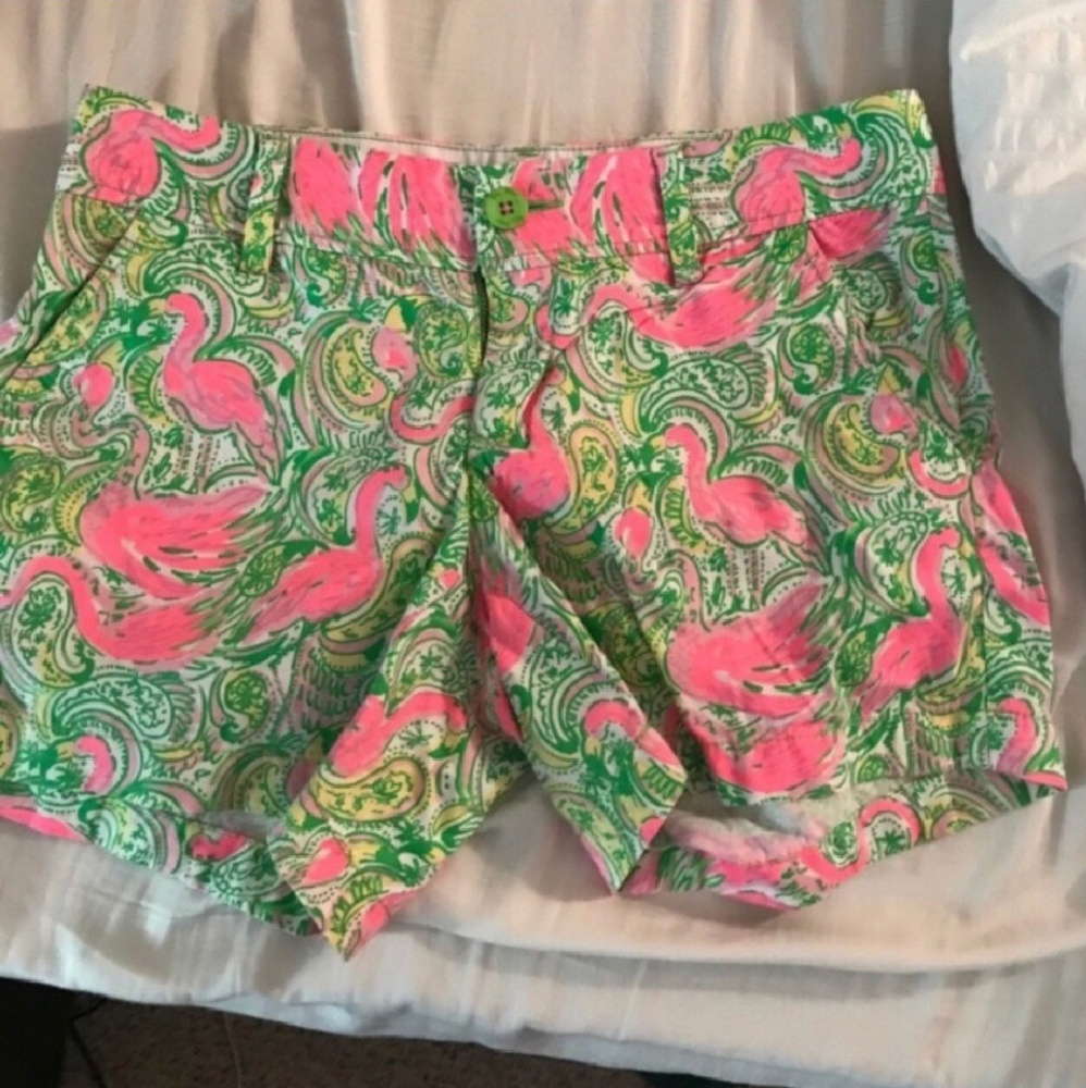 Lilly Pulitzer Callahan Shorts Hot Wings